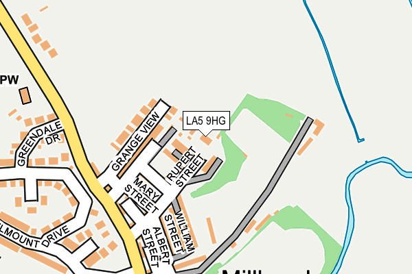 LA5 9HG map - OS OpenMap – Local (Ordnance Survey)