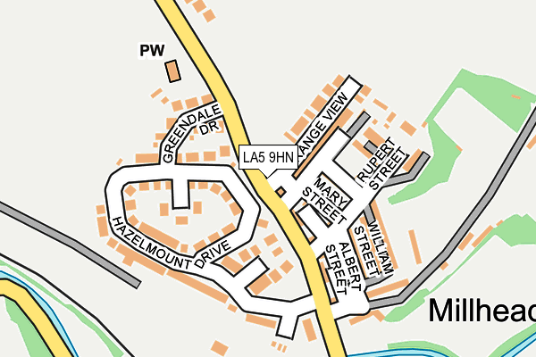 LA5 9HN map - OS OpenMap – Local (Ordnance Survey)