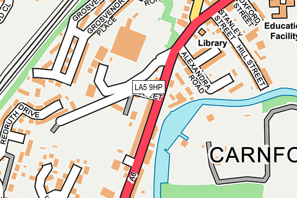 LA5 9HP map - OS OpenMap – Local (Ordnance Survey)