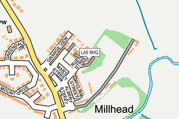 LA5 9HQ map - OS OpenMap – Local (Ordnance Survey)