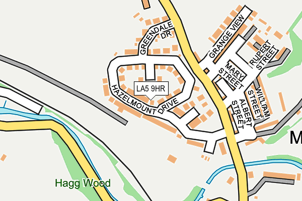 LA5 9HR map - OS OpenMap – Local (Ordnance Survey)