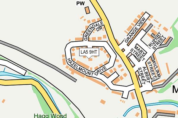 LA5 9HT map - OS OpenMap – Local (Ordnance Survey)