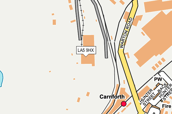 LA5 9HX map - OS OpenMap – Local (Ordnance Survey)