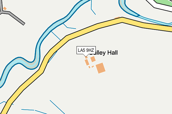 LA5 9HZ map - OS OpenMap – Local (Ordnance Survey)