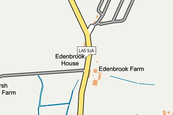 LA5 9JA map - OS OpenMap – Local (Ordnance Survey)