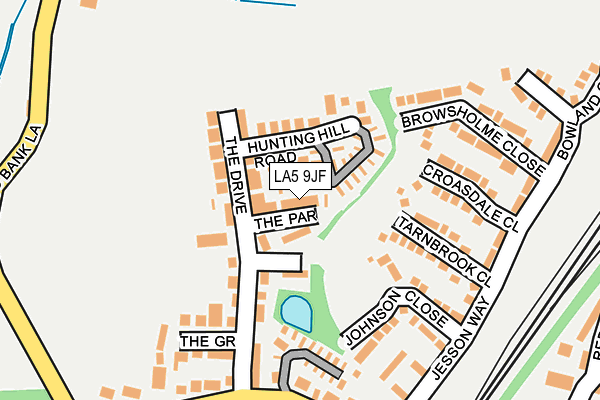 LA5 9JF map - OS OpenMap – Local (Ordnance Survey)