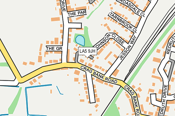 LA5 9JH map - OS OpenMap – Local (Ordnance Survey)