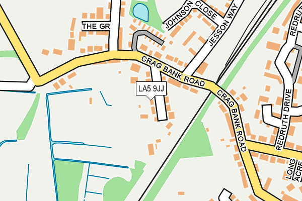 LA5 9JJ map - OS OpenMap – Local (Ordnance Survey)