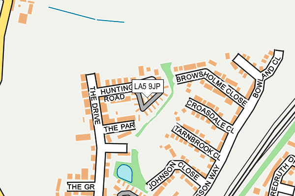 LA5 9JP map - OS OpenMap – Local (Ordnance Survey)