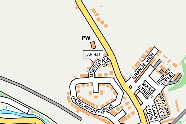 LA5 9JT map - OS OpenMap – Local (Ordnance Survey)