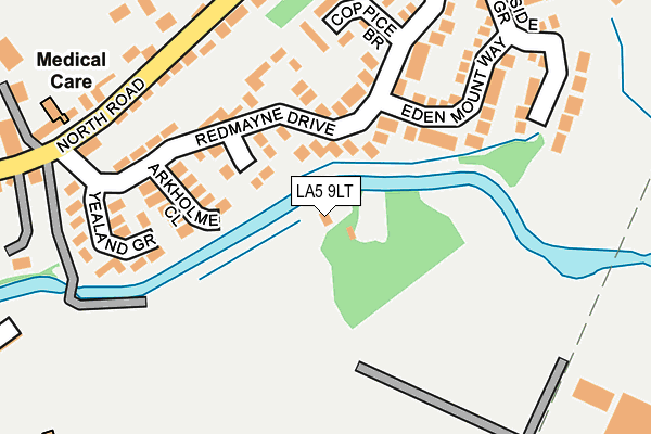 LA5 9LT map - OS OpenMap – Local (Ordnance Survey)