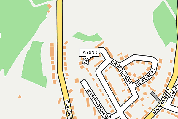 LA5 9ND map - OS OpenMap – Local (Ordnance Survey)