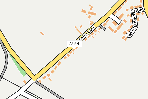 LA5 9NJ map - OS OpenMap – Local (Ordnance Survey)