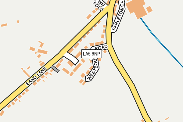 LA5 9NP map - OS OpenMap – Local (Ordnance Survey)
