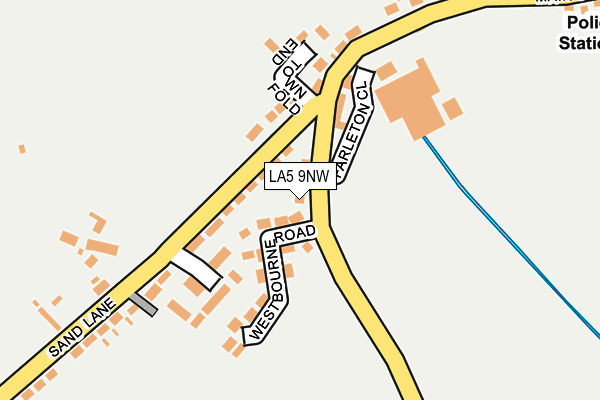 LA5 9NW map - OS OpenMap – Local (Ordnance Survey)