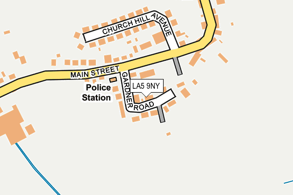 LA5 9NY map - OS OpenMap – Local (Ordnance Survey)