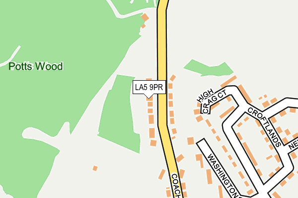 LA5 9PR map - OS OpenMap – Local (Ordnance Survey)