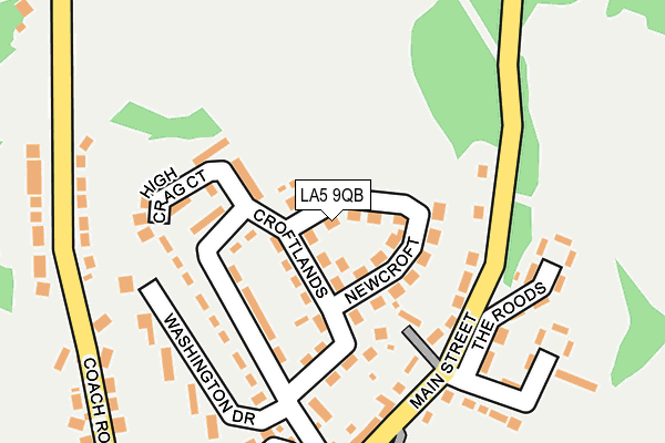 LA5 9QB map - OS OpenMap – Local (Ordnance Survey)