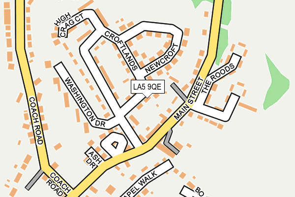 LA5 9QE map - OS OpenMap – Local (Ordnance Survey)