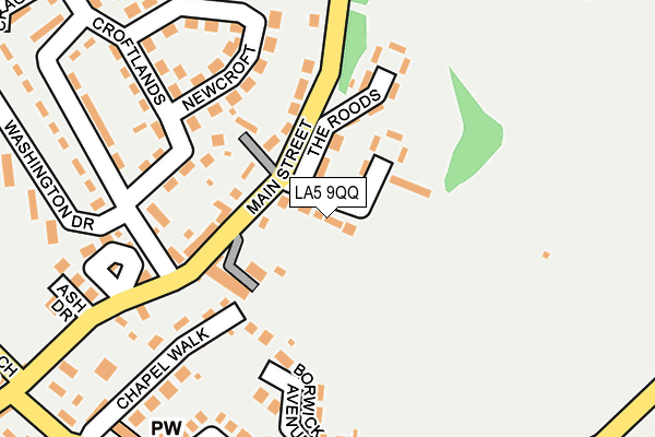 LA5 9QQ map - OS OpenMap – Local (Ordnance Survey)