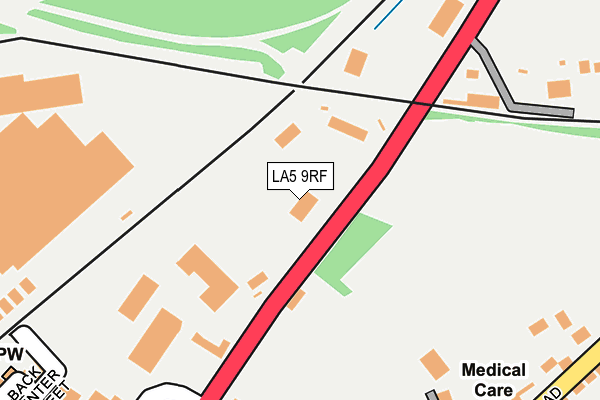 Map of LAKE COAST AND DALE LEISURE LIMITED at local scale