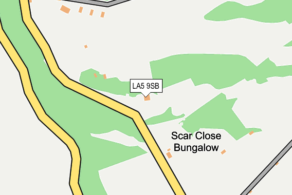 LA5 9SB map - OS OpenMap – Local (Ordnance Survey)