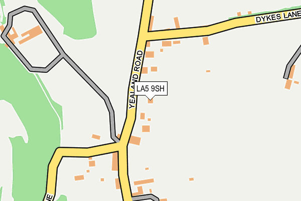 LA5 9SH map - OS OpenMap – Local (Ordnance Survey)