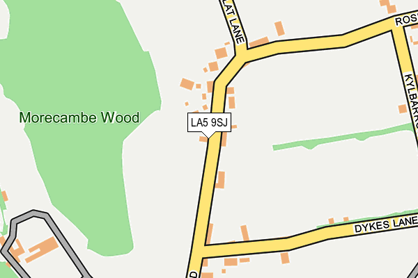 LA5 9SJ map - OS OpenMap – Local (Ordnance Survey)