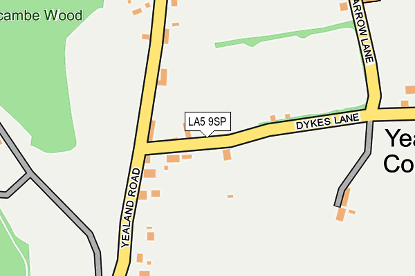 LA5 9SP map - OS OpenMap – Local (Ordnance Survey)