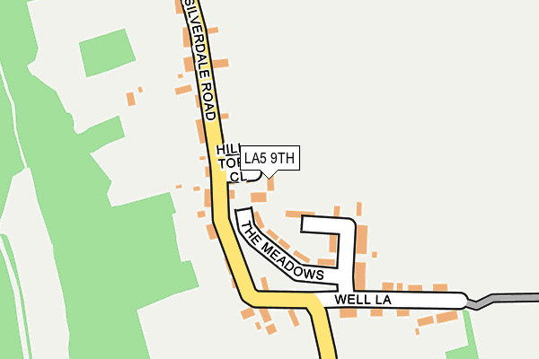LA5 9TH map - OS OpenMap – Local (Ordnance Survey)