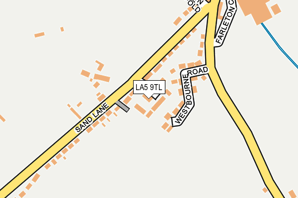 LA5 9TL map - OS OpenMap – Local (Ordnance Survey)