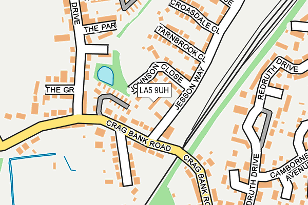 LA5 9UH map - OS OpenMap – Local (Ordnance Survey)