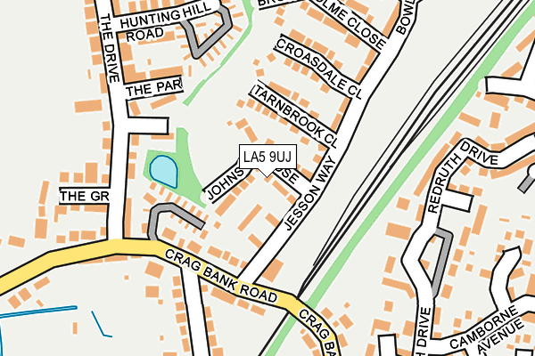 LA5 9UJ map - OS OpenMap – Local (Ordnance Survey)