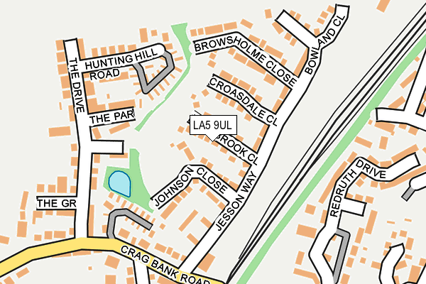 LA5 9UL map - OS OpenMap – Local (Ordnance Survey)