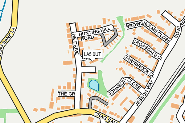 LA5 9UT map - OS OpenMap – Local (Ordnance Survey)