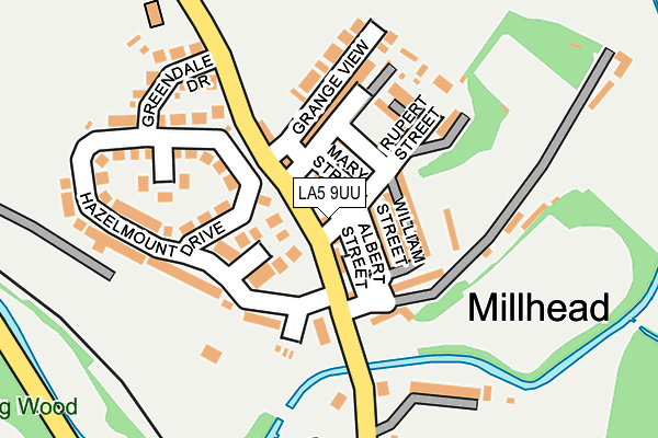 LA5 9UU map - OS OpenMap – Local (Ordnance Survey)
