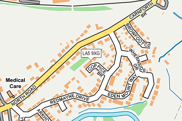 LA5 9XG map - OS OpenMap – Local (Ordnance Survey)