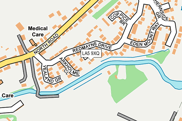 LA5 9XQ map - OS OpenMap – Local (Ordnance Survey)