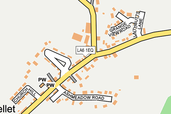 LA6 1EQ map - OS OpenMap – Local (Ordnance Survey)