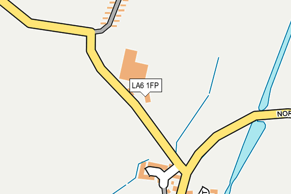 LA6 1FP map - OS OpenMap – Local (Ordnance Survey)