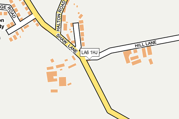 LA6 1HJ map - OS OpenMap – Local (Ordnance Survey)