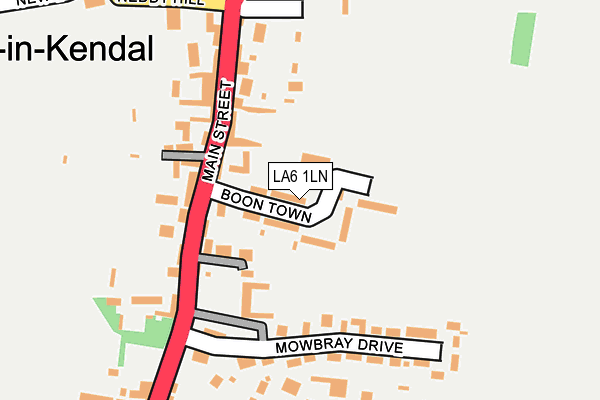 LA6 1LN map - OS OpenMap – Local (Ordnance Survey)