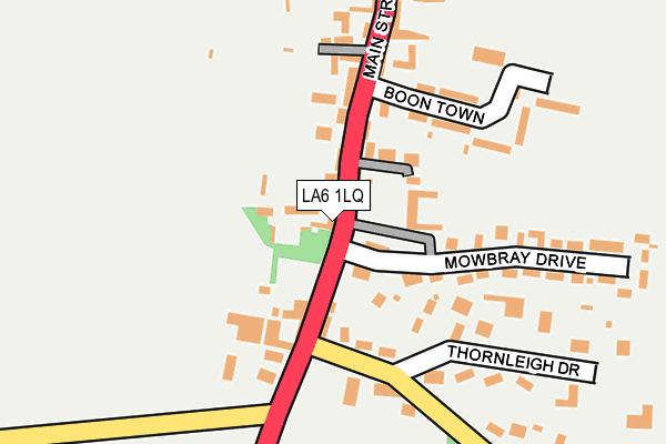 LA6 1LQ map - OS OpenMap – Local (Ordnance Survey)