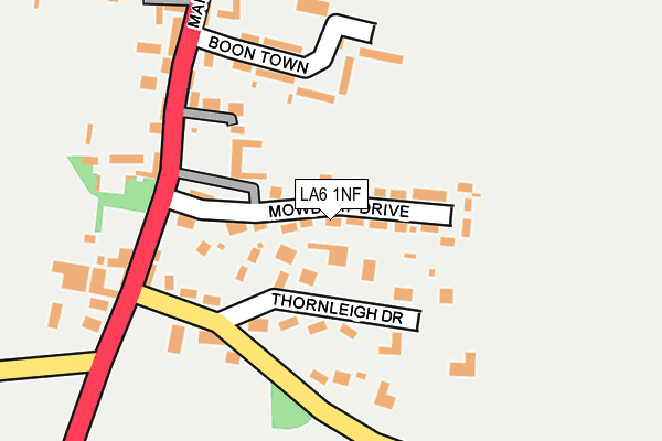 LA6 1NF map - OS OpenMap – Local (Ordnance Survey)