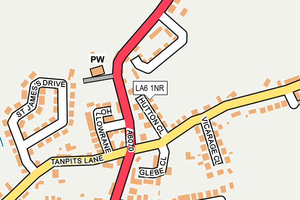 LA6 1NR map - OS OpenMap – Local (Ordnance Survey)