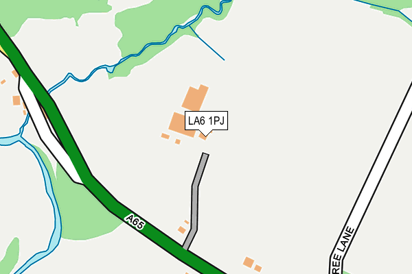 LA6 1PJ map - OS OpenMap – Local (Ordnance Survey)