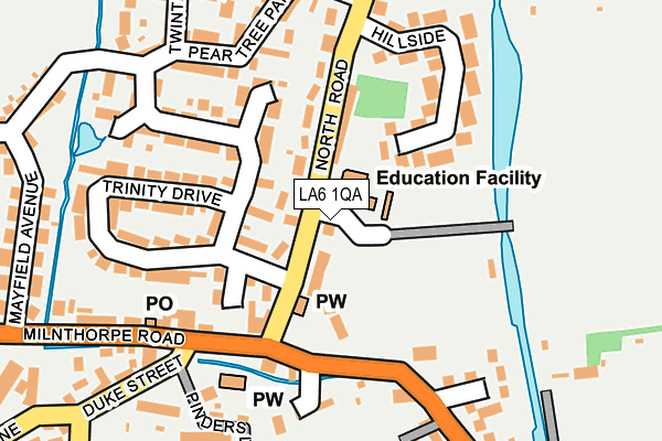Map of PULPP LTD at local scale
