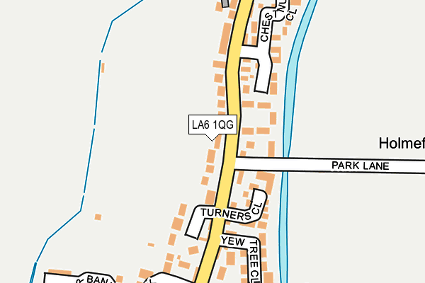 LA6 1QG map - OS OpenMap – Local (Ordnance Survey)