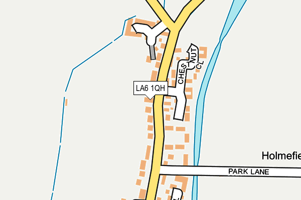 LA6 1QH map - OS OpenMap – Local (Ordnance Survey)