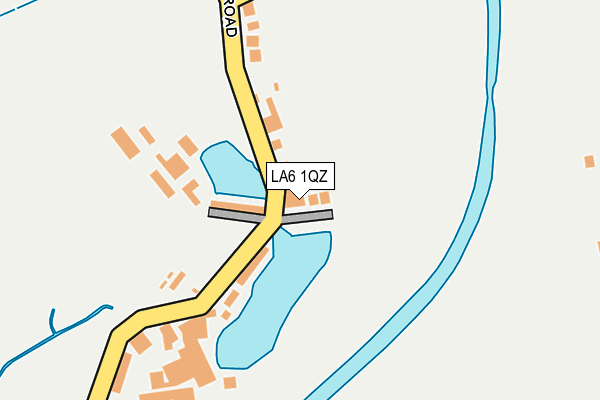 LA6 1QZ map - OS OpenMap – Local (Ordnance Survey)